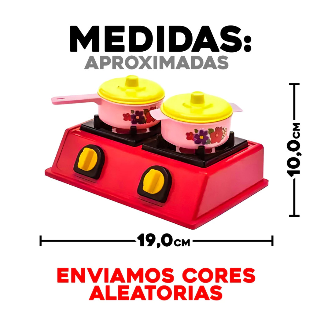 Cozinha Infantil Diverplas Completa – Kit Educativo com Fogão, Batedeira e Panelinhas