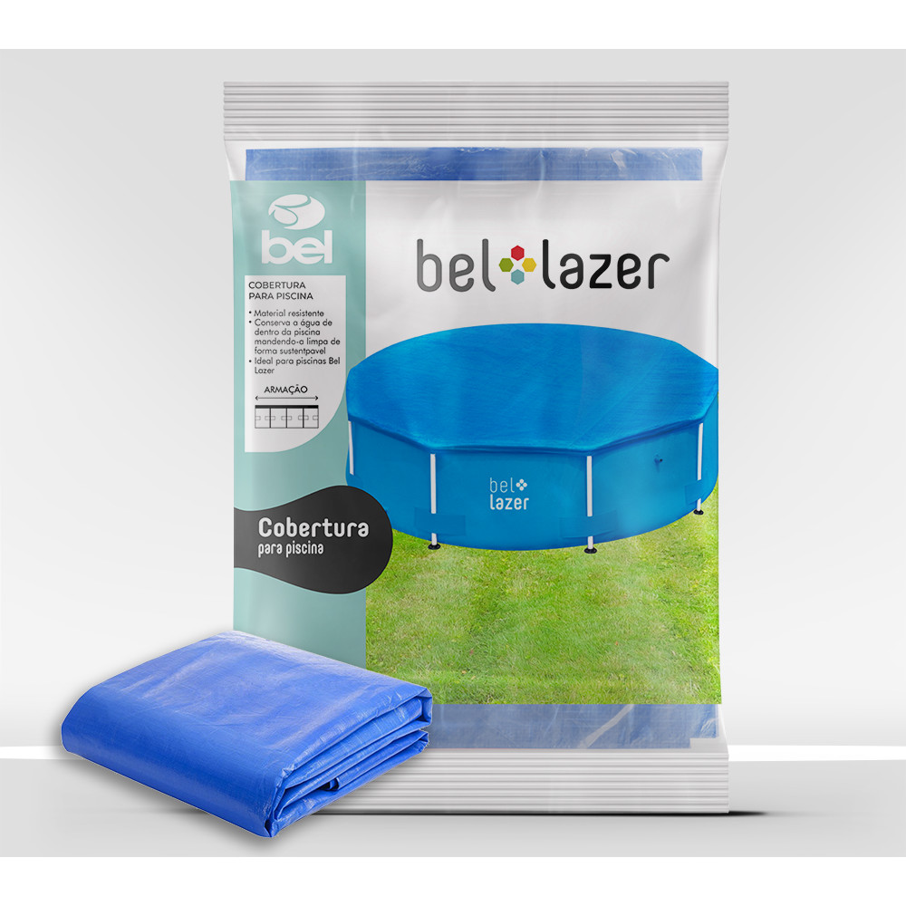 Cobertura p/ piscina 3,25m p/ 5000L de armação Bel Lazer