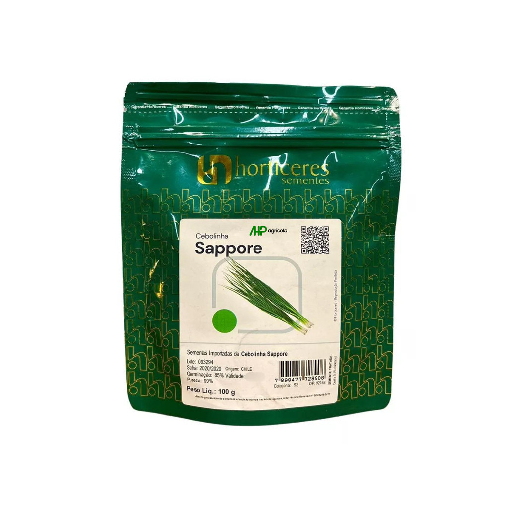 viva a natureza Sementes Cebolinha Japonesa Sappore 50 sementes