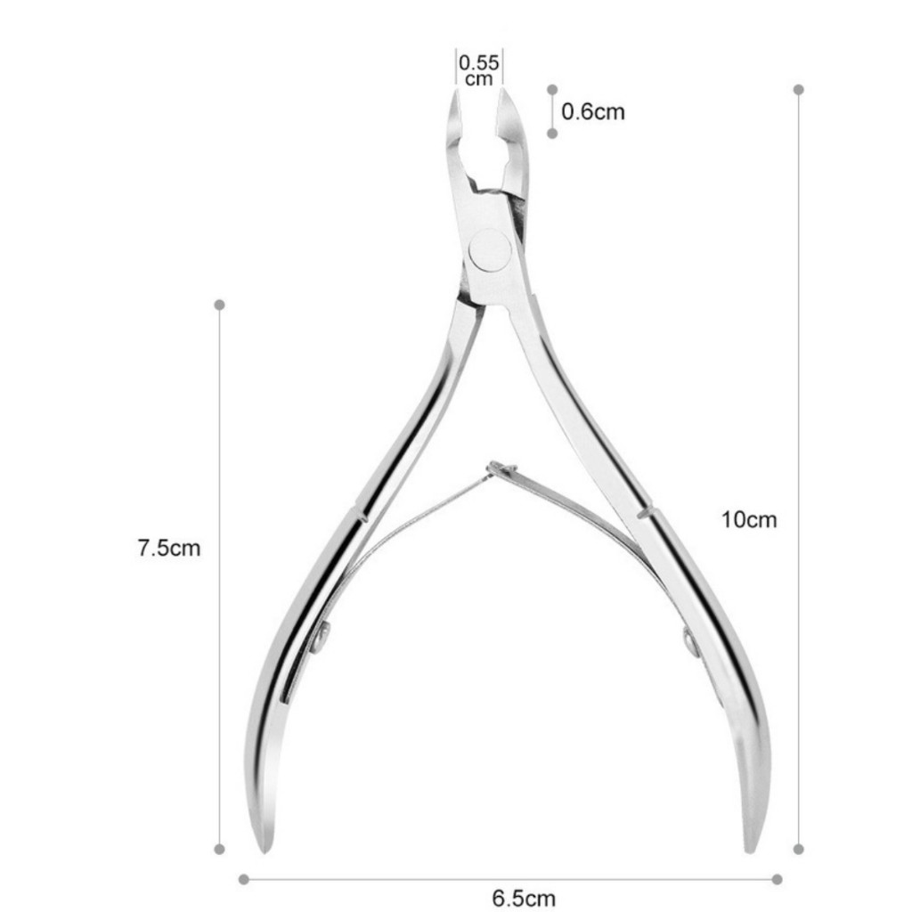 Alicate de Cutícula Para Manicure e Pedicure em inox em Oferta na Shopee