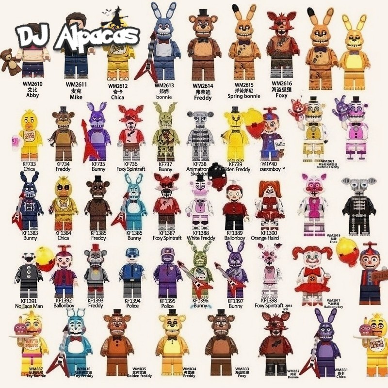 Blocos De Construção Figuras Brinquedo Colecionável WM2610 WM2611 WM837 WM838 em Oferta na Shopee