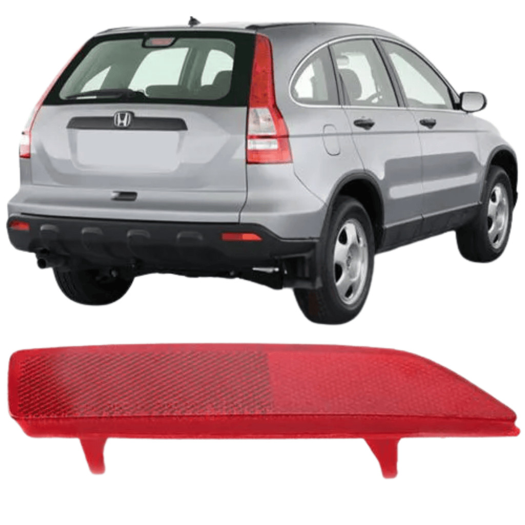 Lanterna Refletor Olho de Gato Para-choque Traseiro Honda CRV 2.0 16V de 2007 a 2009 - Ld Direito