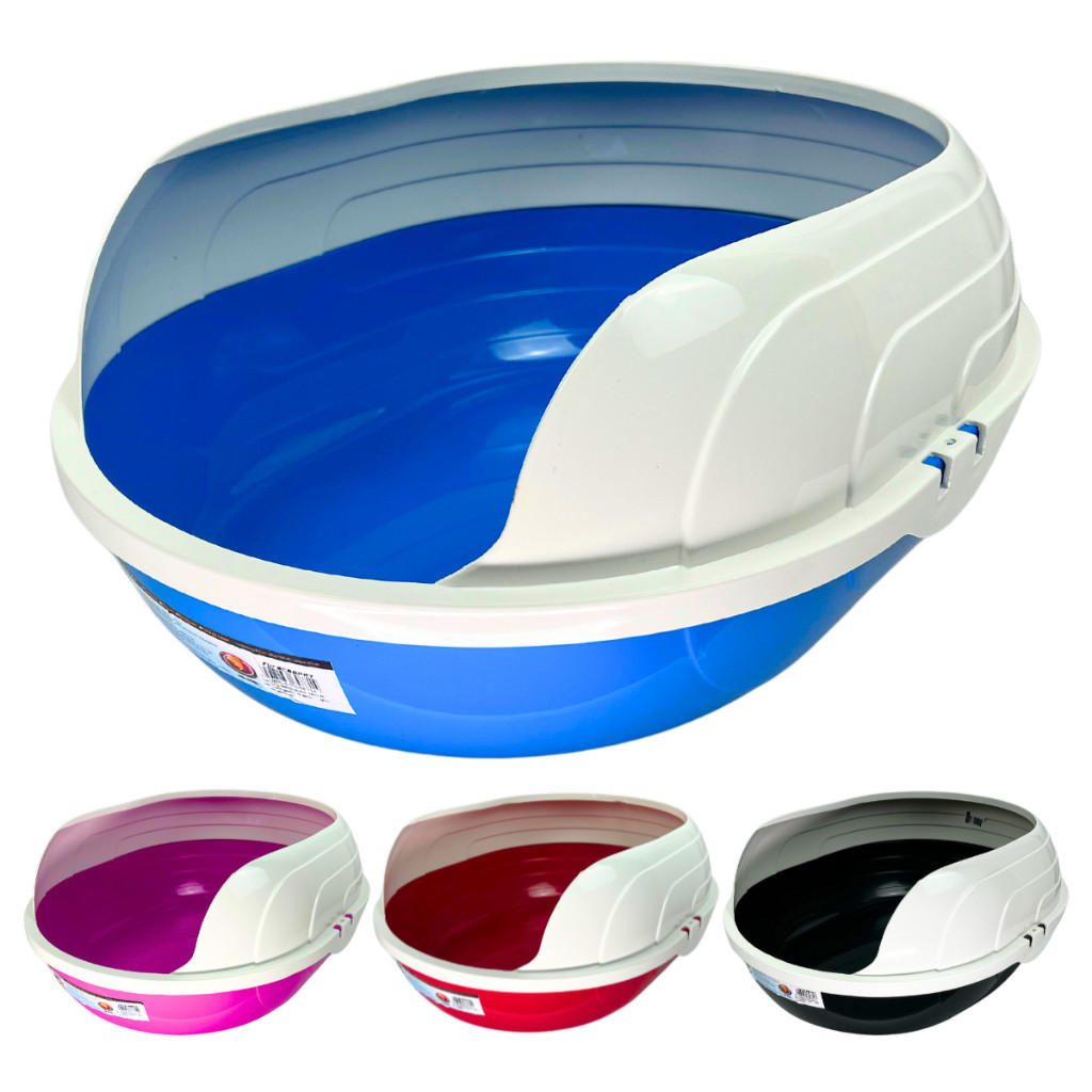 Caixa de Areia Alta Banheiro para Gatos Reforçada Sanitário Pet Promoção