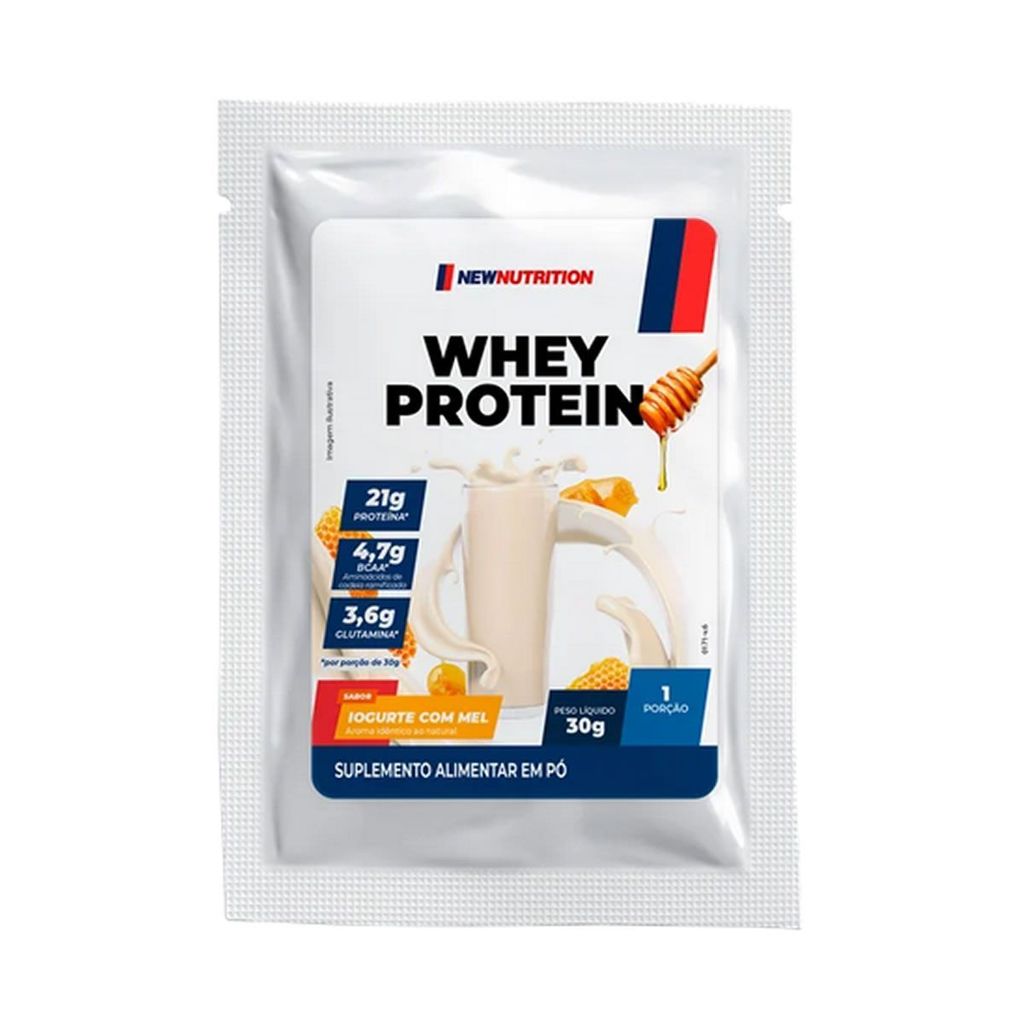 Whey Protein Concentrado - 1 Sachê 30g Iogurte Com Mel - Newnutrition