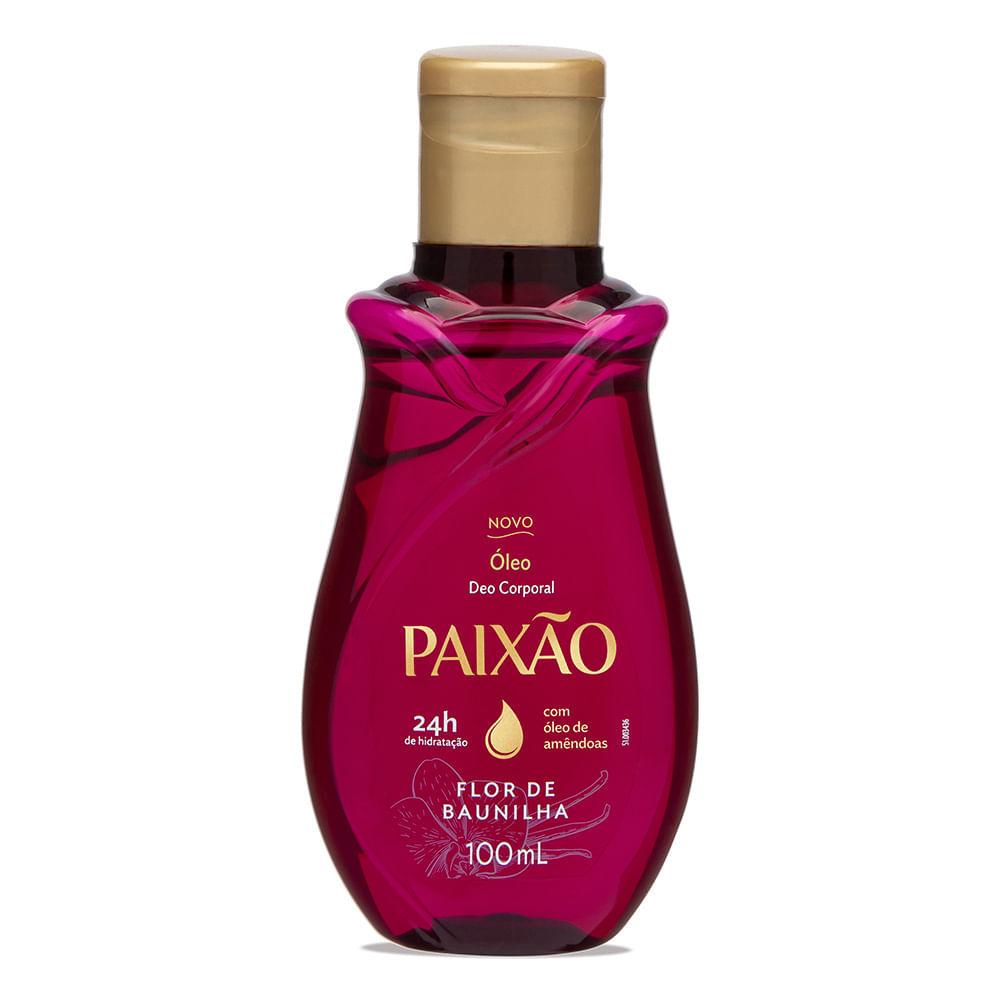 Óleo Corporal Paixão Flor De Baunilha 100ml em Oferta na Shopee