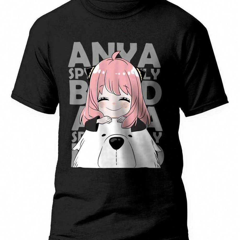 Camiseta Spy Family Anya E Bond Anime Japones Manga Geek Nerd Camisa Blusa Unissex Masculino Feminino