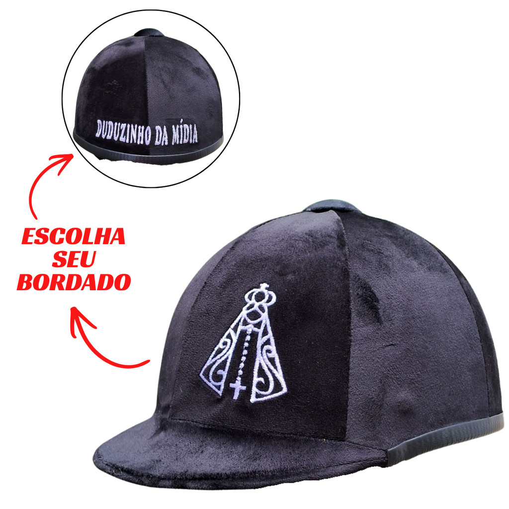 Capacete equitação para proteção Vaquejada Profissional Personalizado hipismo ABVAQ