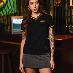 Camisa Brasil Retrô Gold Feminina