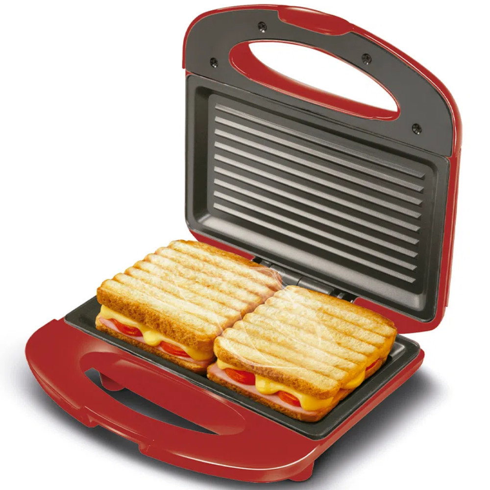 Sanduicheira Grill antiaderente 800 watts inox - S-19 - Mondial em Oferta na Shopee