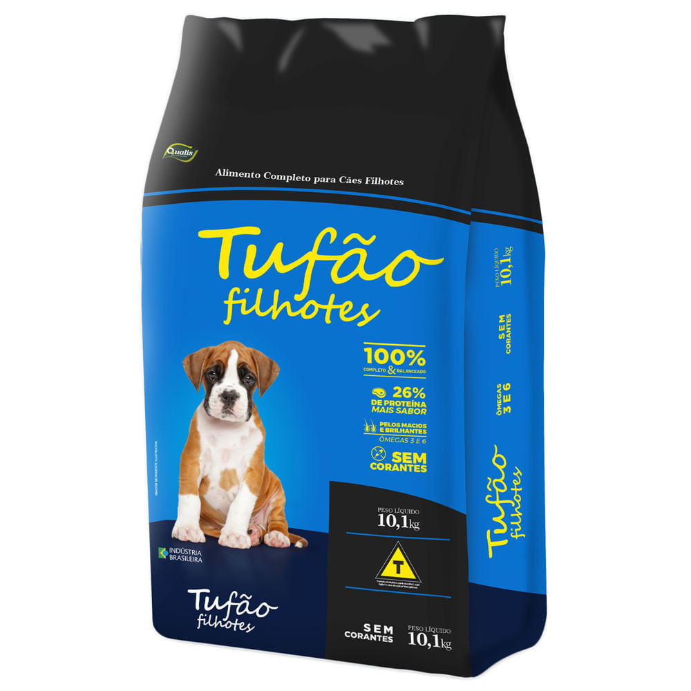 Ração para Cães Tufão Filhotes 10,1kg em Oferta na Shopee