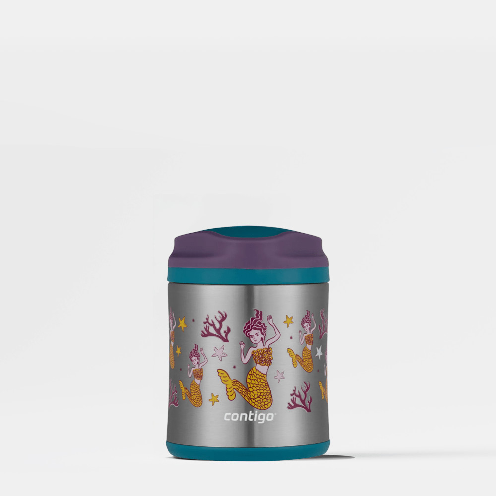 Pote Térmico Kids Sereia Contigo | 295ml em Oferta na Shopee