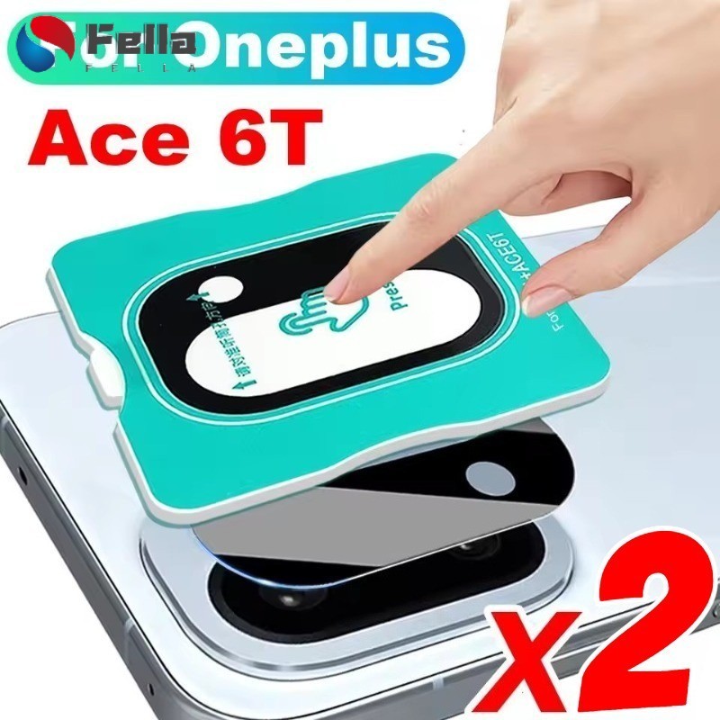 Protetor De Lente De Câmera Transparente HD Para OnePlus Ace 6T | Vidro Temperado Anti-Reflexo Com Tecnologia Inquebráve