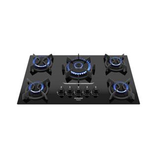 Cooktop 5 Bocas a Gás Itatiaia Itaplus com Tripla Chama e Acendimento Automático Cor Preto Bivolt em Oferta na Shopee