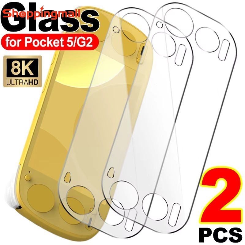 1/2Pcs Filmes De Tela De Alta Definição Para Retroid Pocket 5/G2-Protetor Vidro Temperado Console De Jogos Anti-Arranhõe