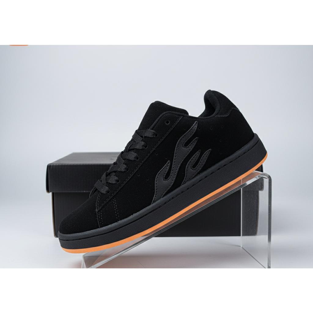 Tênis Casual Masculino Feminino Estilo Skate Confortável Solado Borracha Antiderrapante Moda Urbana Streetwear Camurça