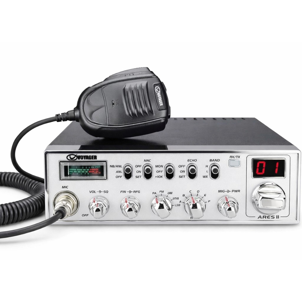 Rádio PX Voyager Ares 2 480 Canais 24.715-30.105MHzAM/FM/SSB