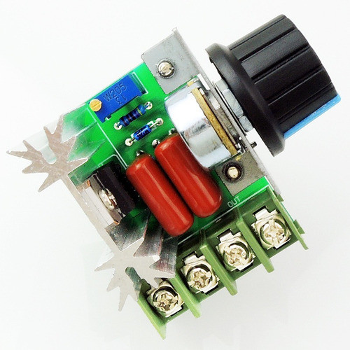 Dimmer 2000w Controlador De Velocidade E Resistencia 220v 220v