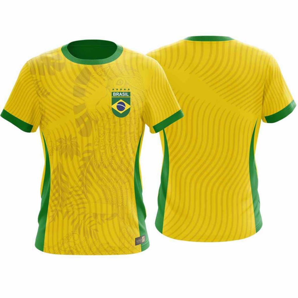 Camisa do Brasil Seleção Brasileira Camiseta Futebol Torcedor MODELO  11