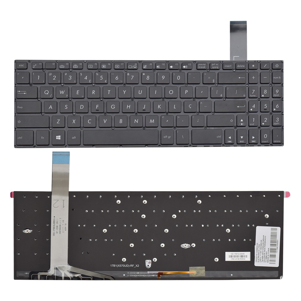 Teclado para Notebook Asus F Series F570ZD