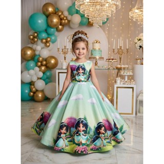 Tecido Tactel Temático 2 Barrado 100% Poliéster Sublimação Vestidos Mesa  Aniversário princesas em Oferta na Shopee