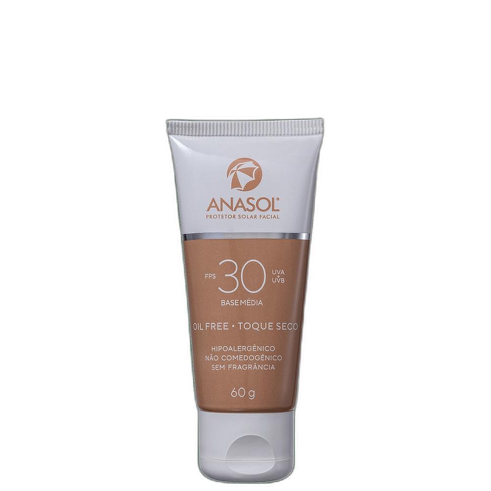 Anasol FPS 30 Base Média - Protetor Solar com Cor 60g