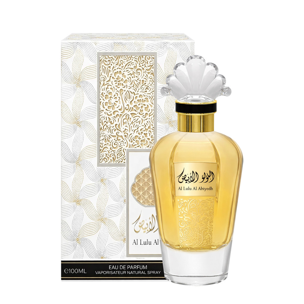 Sahari Al Lulu Al Abiyedh Eau de Parfum - Perfume Unissex 100ml em Oferta na Shopee