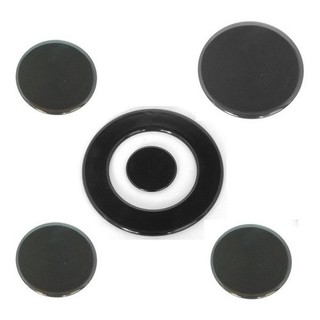 Jogo 6 Tampinhas Espalhadores Fogão Electrolux 76rxd 76XDR 76SAS 76GSS 76 5 Bocas Tripla Chama Qualidade Envio Rápido