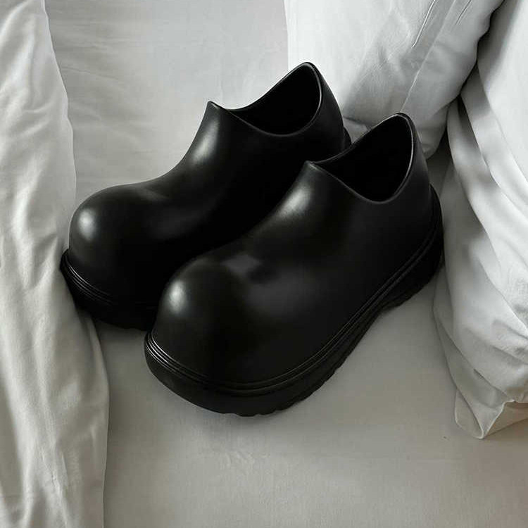 Botas de chuva casuais, elegantes, com sola grossa e antiderrapante, para chefs.