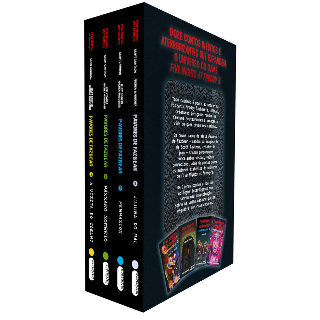 BOX PAVORES DE FAZBEAR 5-8: FIVE NIGHTS AT FREDDY’S: PAVORES DE FAZBEAR – VOL. 5-8