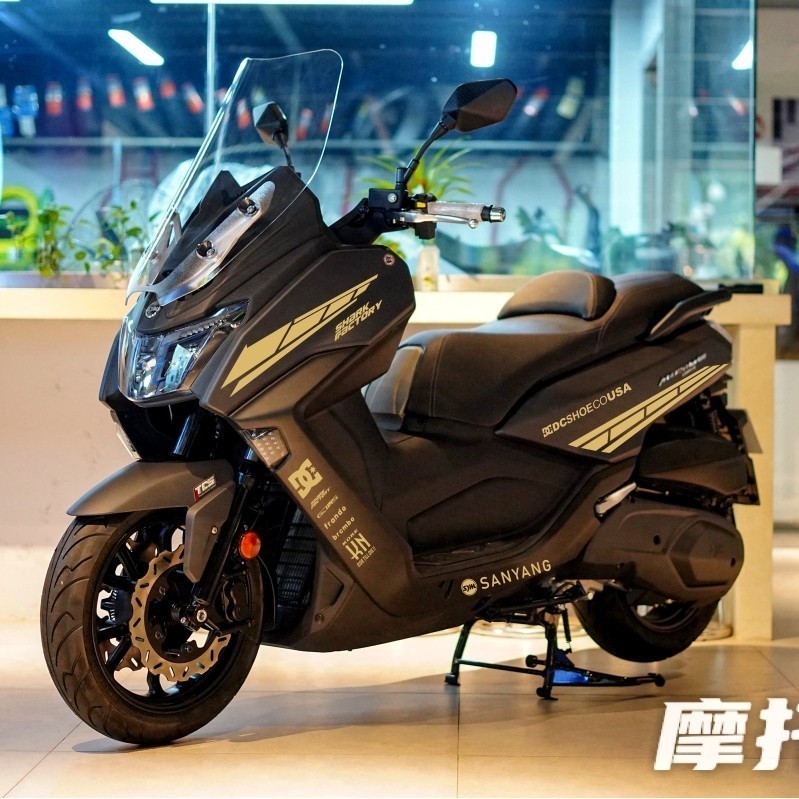 Decalques Modificados Sanyang maxsym400 Adesivos De Carro Inteiro Imprime Personalizados À Prova D'água Removíveis Sem C