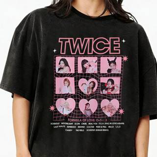 2026 Novo Camiseta Masculina Feminina Estampa Twice T-shirt Unissex Streetwear Envio Imediato em Oferta na Shopee