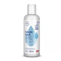 Solucao Bucal Pelo Amor Para Cães e Gatos 100ml - IBASA