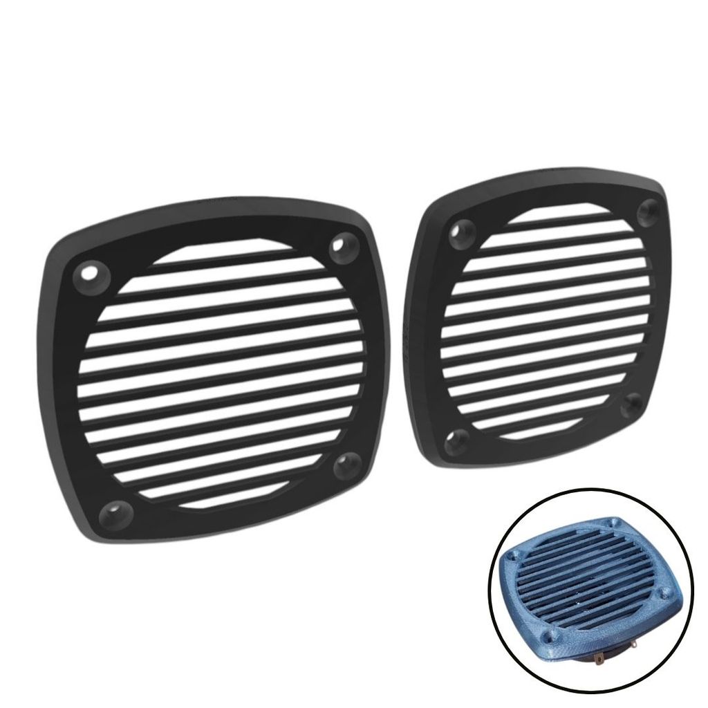Kit 2 Grelha Grade Para Auto Falante De 3 Polegadas - 78mm
