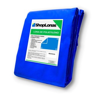 Lona Polietileno Azul 100 Micras - 4x3 Multiuso