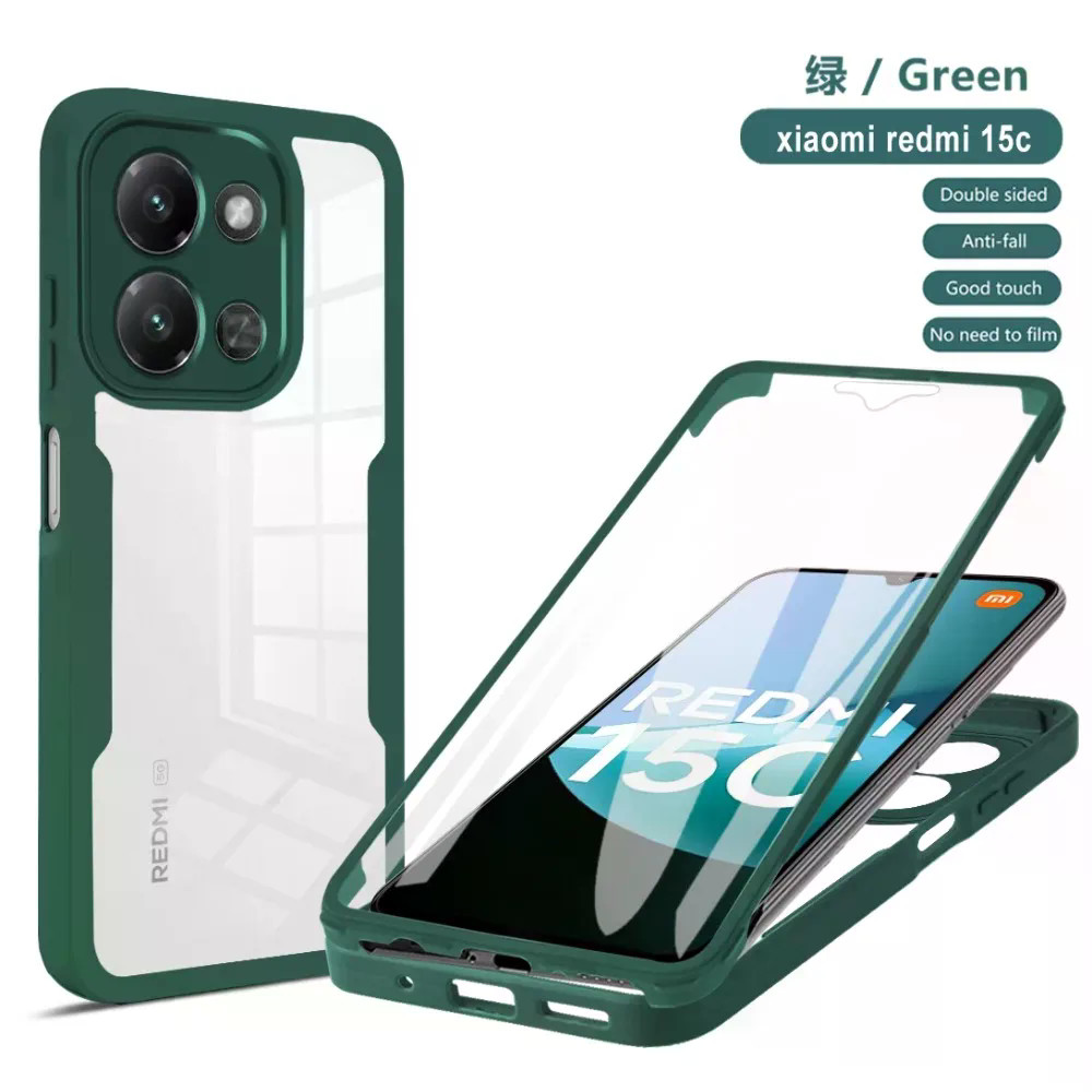 Para Xiaomi Redmi 15C 14C 13C 12C 10C 9C 9A 15 12 10 9 A5 C71 C75 A3 360 Proteçã