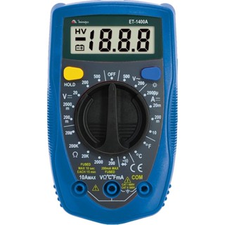 Multímetro digital portátil 500V AC/DC ET-1400A Minipa em Oferta na Shopee