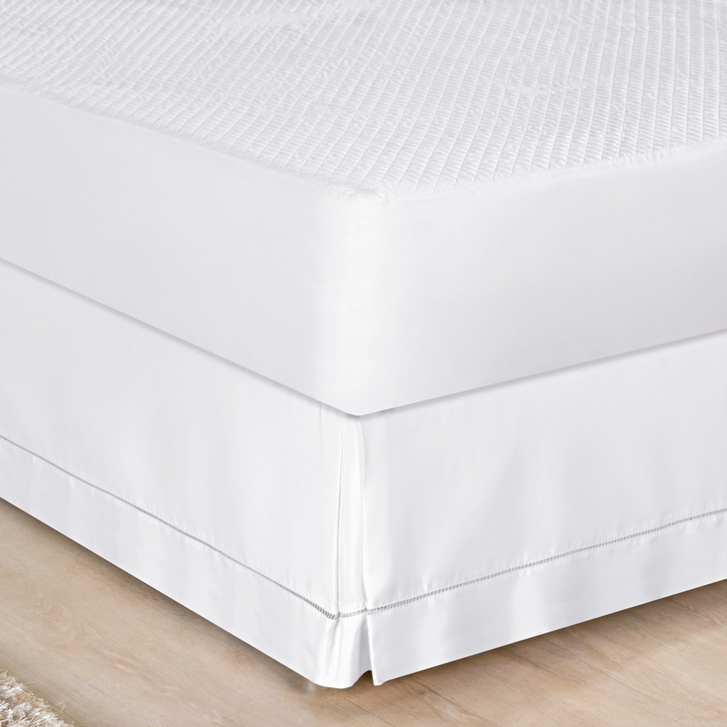 Saia Para Cama Box Solteiro Percale 200 Fios 01 Peça