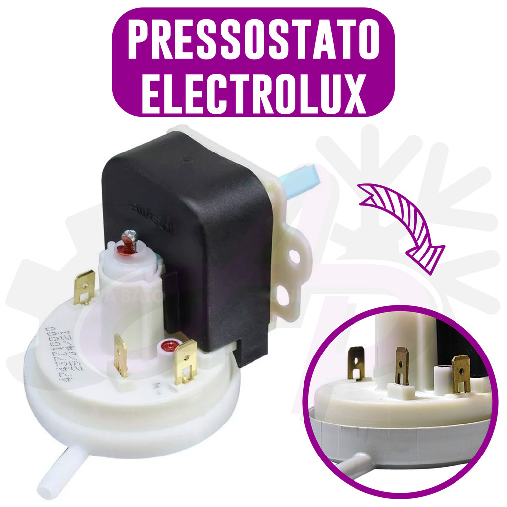 Pressostato Para Lavadora Eletrolux 12kg Lte12 64786941