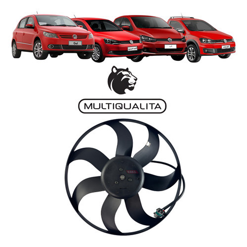 Eletro Ventoinha Radiador Gol Saveiro G5 G6 G7 Ar 5u0959455b