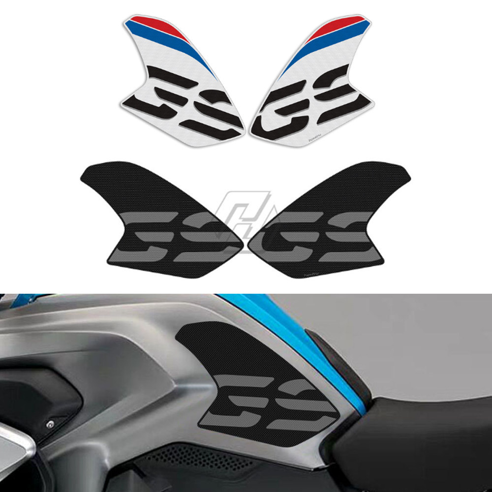 Adequado para BMW R1200GS 13-18 anos água pássaro tanque de combustível adesivos laterais Anti-deslizamento adesivos dec