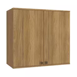 Armário Aéreo Celeste Kappesberg 100% MDF 2 Portas Nogueira 80cm