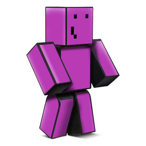 Boneco Melzinha 25cm Turma Problems Mine craft - Personagem Articulado para Fãs do Minecraft