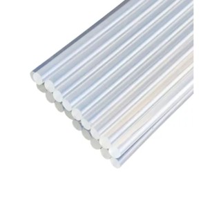 Kit 40 bastões de cola quente fino transparente 7mm x 30cm para Artesanato em Oferta na Shopee