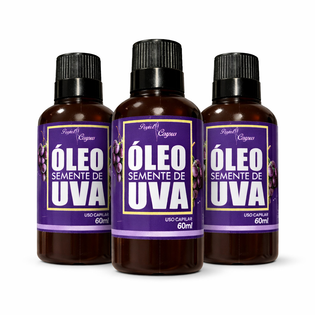 Óleo Capilar de Semente de Uva 60ml em Oferta na Shopee