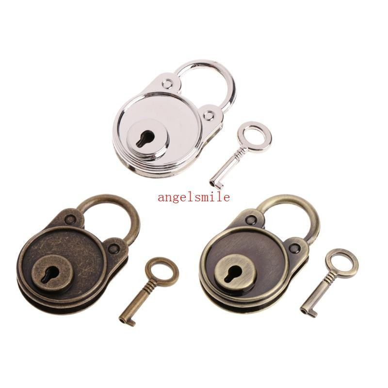 petrichor1 br Adequado para Fechadura em Forma de Cadeado Antigo Fechadura de Gaveta Fechadura de Segurança Mala CB5C