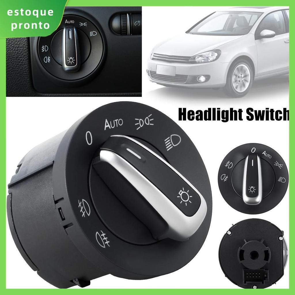 Interruptor Do Farol Compatível Com Golf/Jetta MK5 MK6 Dimmer De Reutilizável Para Carro Auto SHOPSKC2964