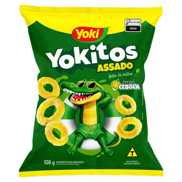 Salgadinho de Milho Anel Cebola Yoki Yokitos