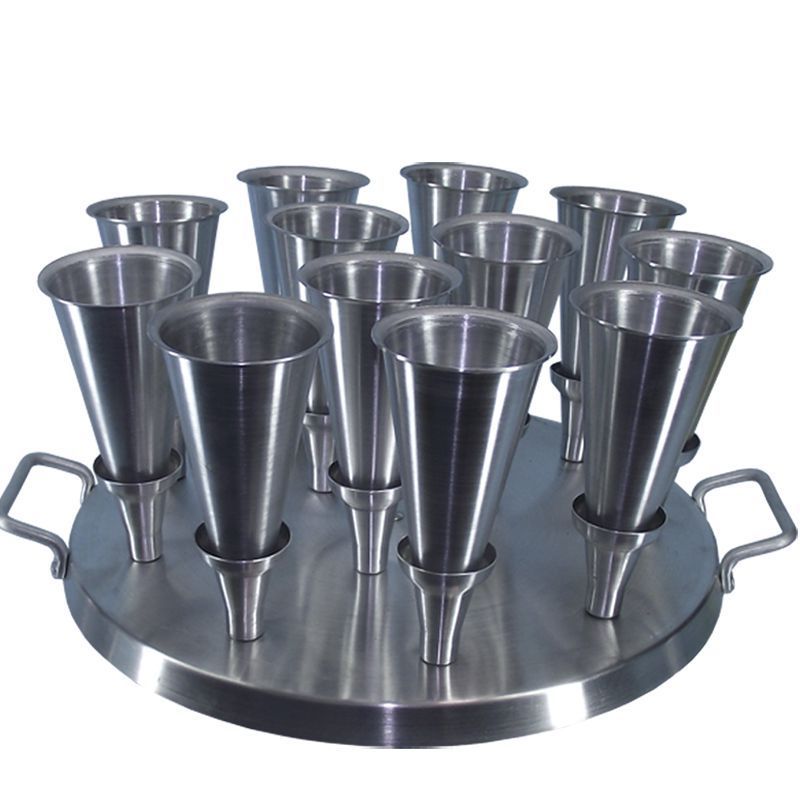 Forma Assadeira Alumínio Pizza Cone Padrão 12cm para 12 Pizzas + Faca Modeladora