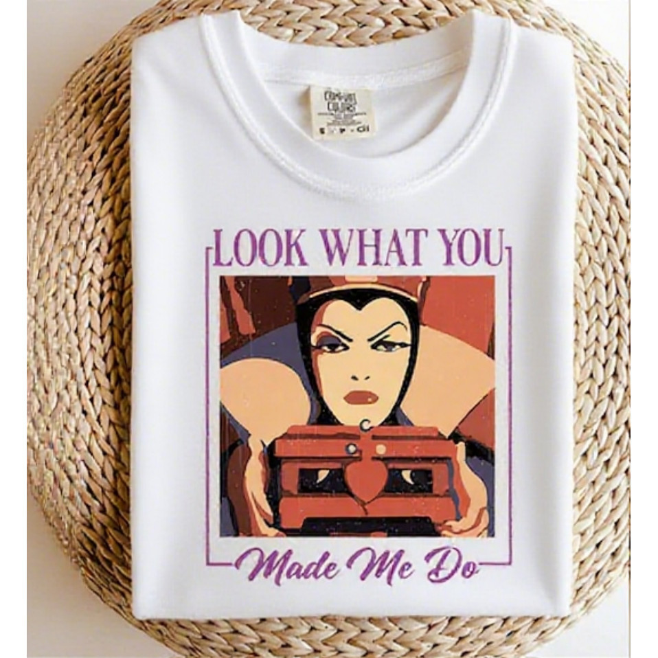 [Camiseta Premium Algodão Puro]LA Camiseta Masculino Feminino Fofo Branco CamisaMeet Me At Midnight Cinderela Algodão Pr