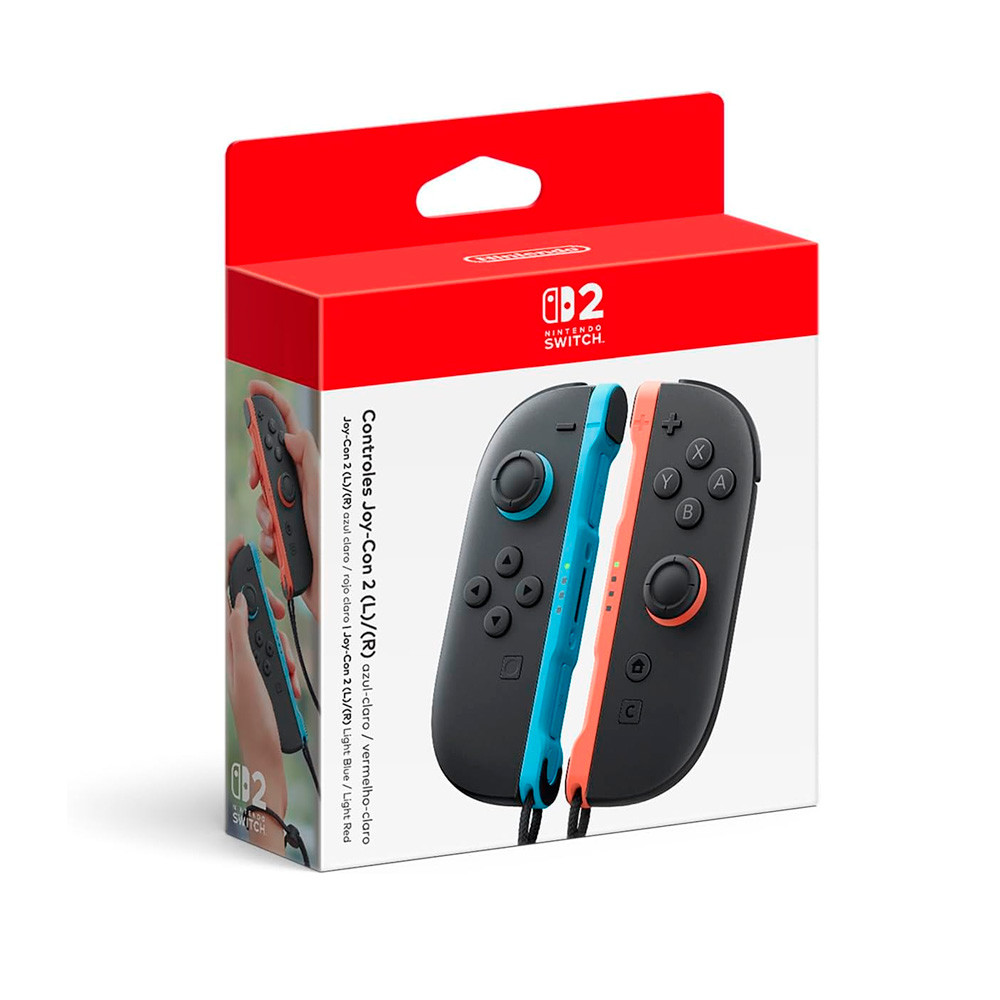 Controles Joy-Con 2 L/R Nintendo Switch 2 Azul e Vermelho